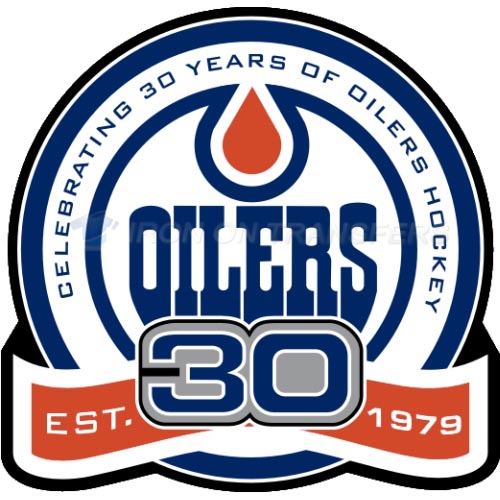 Edmonton Oilers Iron-on Stickers (Heat Transfers)NO.153
